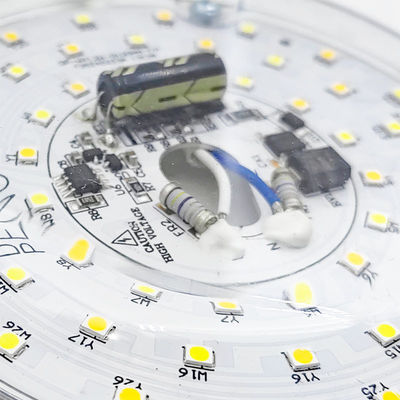 Dia100mm Круглое ПКБ-панель 12w 15w AC 110V 120V 230V 3.93' Retrofit Light Kit For Ceiling Flush Light Ceiling Fan Light Panel Replacement PCB 18W 3000K 6000K 1800LM 120V CRI90 Снижаемая