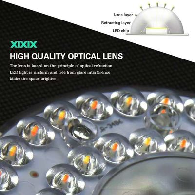 Dia125mm Круглое ПКБ-панель 4.9'' LED Retrofit Light Kit 22W Цвет 3CCT 3000K/4500K/6000K CRI90 Для потолочного вентилятора Замена света панели PCB Ceiling Light LED Retrofit Kit120V 2200LM