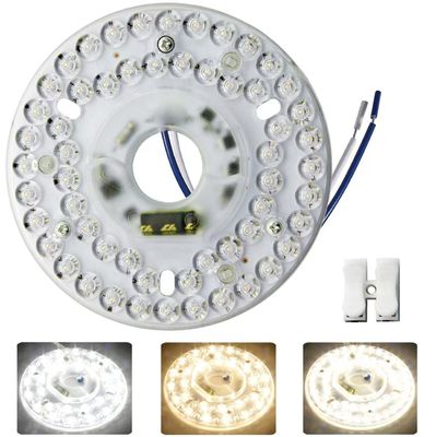 Диа125мм Круглый ПКБ 4.9&quot; LED Retrofit Light Kit 22W Цвет 3000K/4500K/6000K CRI90 Для потолочного вентилятора света Замена панели ПКБ, потолочный свет LED Retrofit Kit,120V 2200LM,
