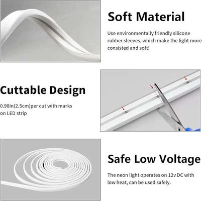 16.5FT / 5 Meter Spotless Silicone LED Channel System Recessed Flexible Tube With Milky White Cover Wider Track Для 12 мм водонепроницаемой светодиодной ленты света USC7 WW