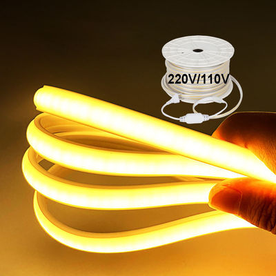 110V 220V водонепроницаемая светодиодная лента с клеем из ПВХ настраиваемая синяя / ледяная синяя / белая / зеленая / фиолетовая / золотая / розовая