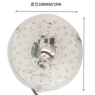 Dia100mm Круглое ПКБ-панель 12w 15w AC 110V 120V 230V 3.93' Retrofit Light Kit для потолка Флеш-свет потолочного вентилятора Замена света панель ПКБ 15W 90 Dimmable