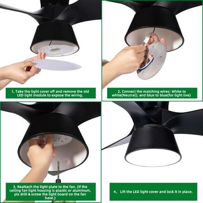 Dia100mm Круглое ПКБ-панель 12w 15w AC 110V 120V 230V 3.93' Retrofit Light Kit для потолка Флеш-свет потолочного вентилятора Замена света панель ПКБ 15W 90 Dimmable