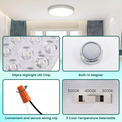 Dia100mm Круглое ПКБ-панель 12w 15w AC 110V 120V 230V 3.93' Retrofit Light Kit для потолка Флеш-свет потолочного вентилятора Замена света панель ПКБ 15W 90 Dimmable