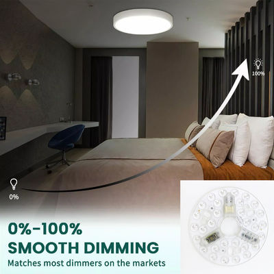 ERP Rosh LED-модули 5CCT 12W/18W/24W DIP Switch Ceiling Light Fan With Witch Power Заменяет светодиодный модуль