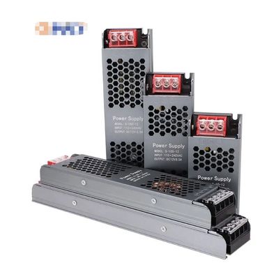 Ультратонкий и тонкий источник питания 12V/24V 60W 100W 150W Led Driver Switching Power Supply For Led Strip Light Tin Box