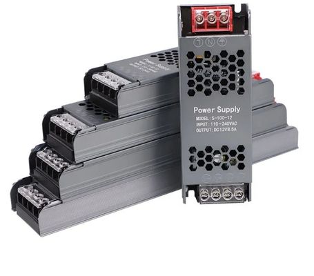 Ультратонкий и тонкий источник питания 12V/24V 60W 100W 150W Led Driver Switching Power Supply For Led Strip Light Tin Box