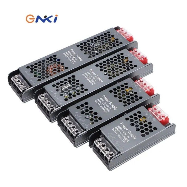 Ультратонкий и тонкий источник питания 12V/24V 60W 100W 150W Led Driver Switching Power Supply For Led Strip Light Tin Box